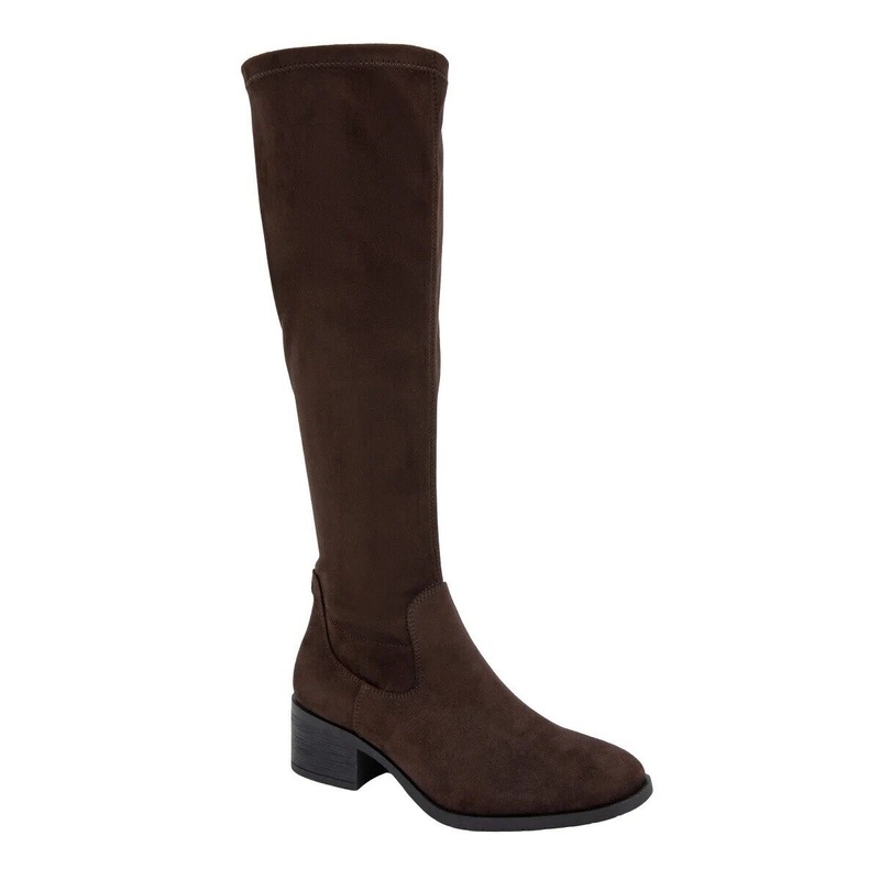 Brand New Kenneth Cole Women’s Tall Stretch Boot, Brown