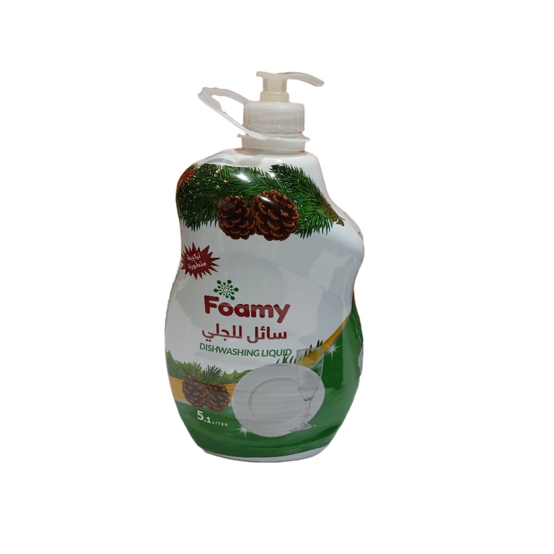 Foamy Dishwashing Liquid Pine 5.l L  | Foamy In Lebanon