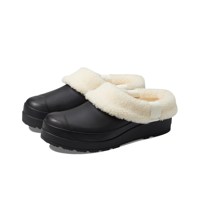 Hunter Women’s Play Insulated Clog Black Winter Slippers