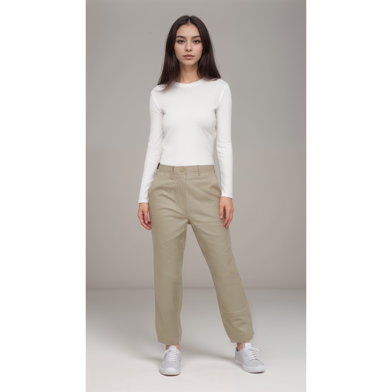 LeGer Women’s Beige Raven Pants | LeGer In Lebanon