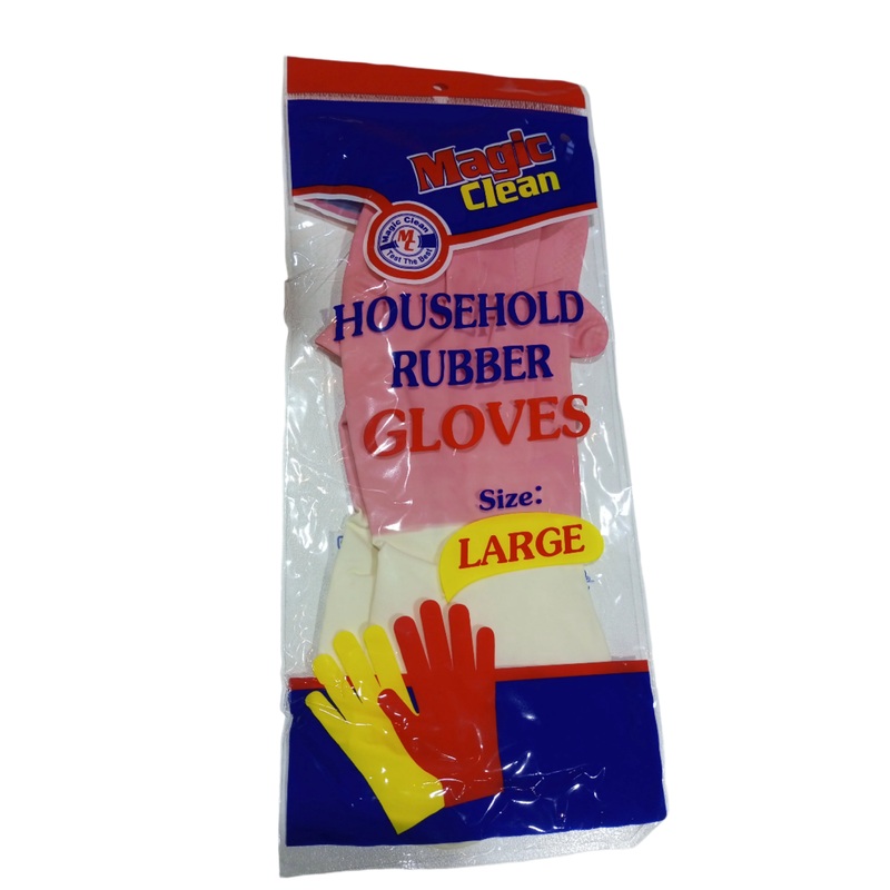 Magic Clean Household Rubber Gloves Large (MC 247) | Magic Clean In Lebanon
