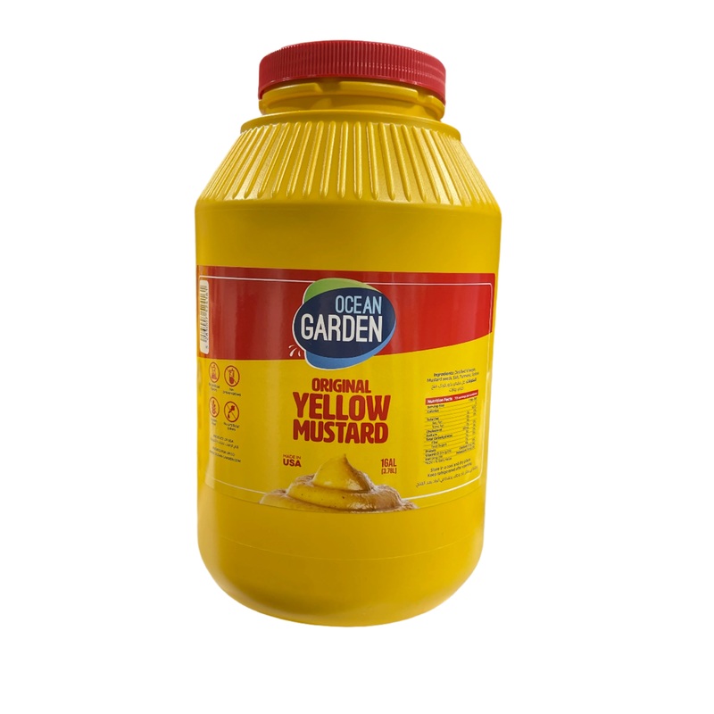 Ocean Garden Yellow Mustard Sauce 3.78L | Ocean Garden In Lebanon