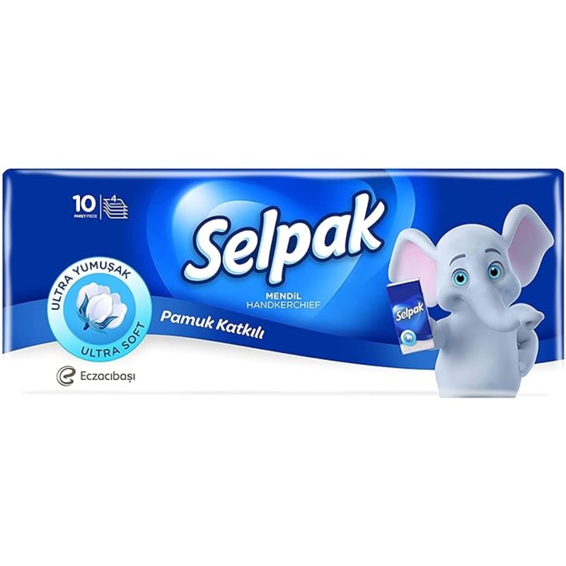 Selpak Pocket Hanky Classic Tissue 30 Sheets Pack Of 10