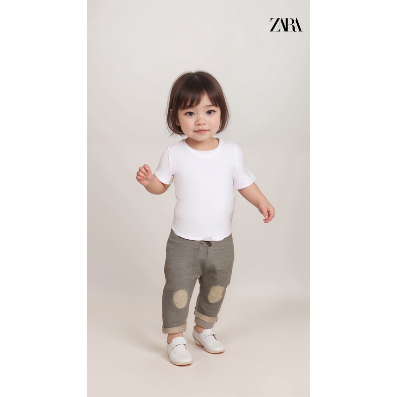 Zara Mini Baby’s Girl Grey Pants| Zara in Lebanon