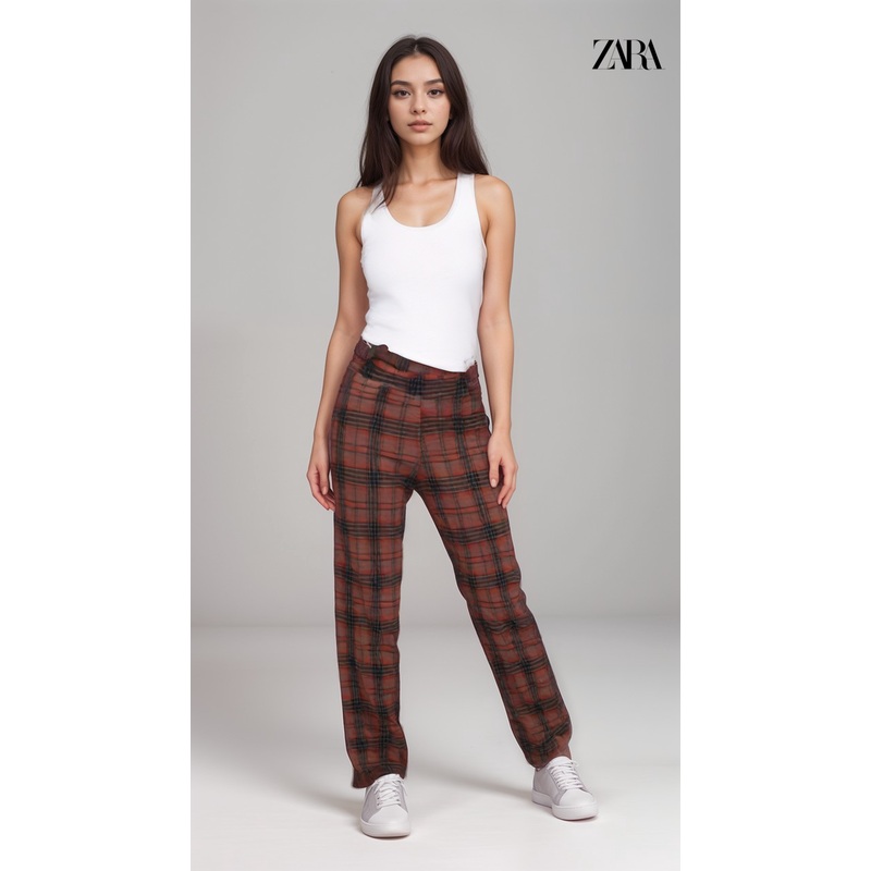 Zara Women’s Multicolor Crowbar Pants| Zara in Lebanon