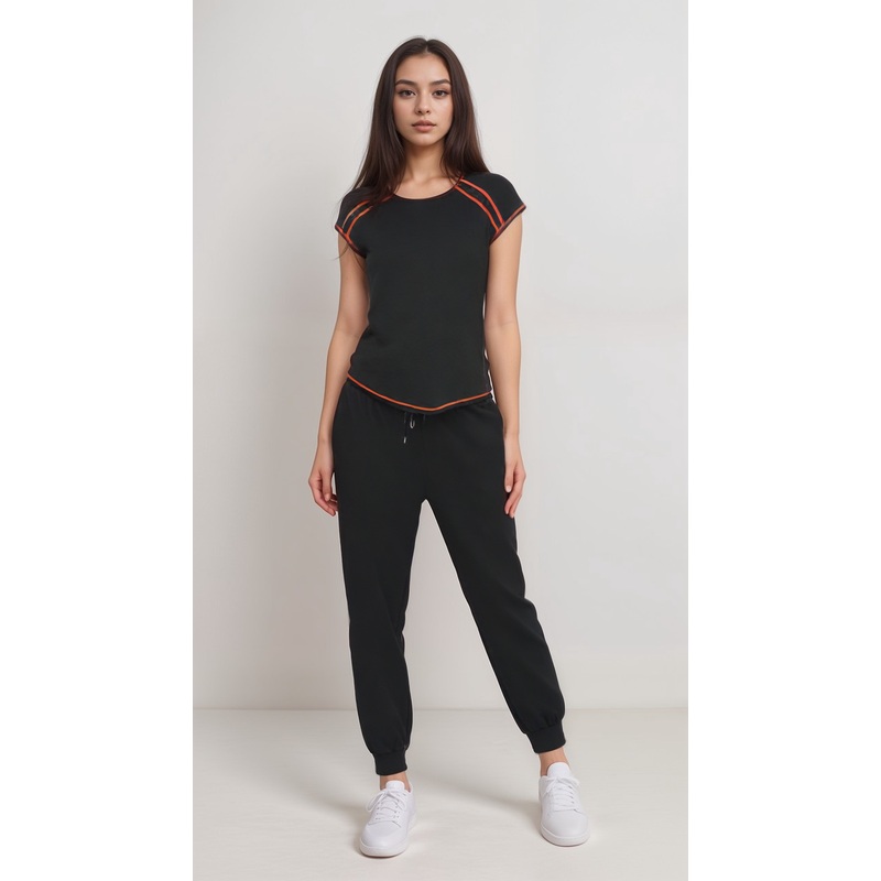 Cybele Women’s Black Short-Sleeve T-Shirt |Cybele in Lebanon