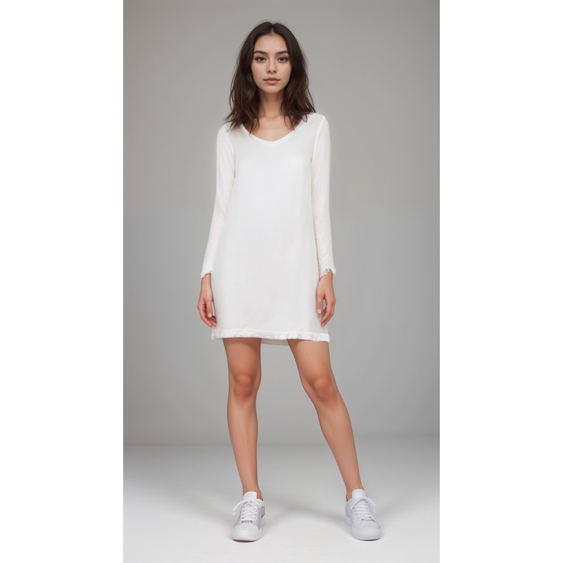 Cybele Women’s White Sleep Dress | Cybele in Lebanon