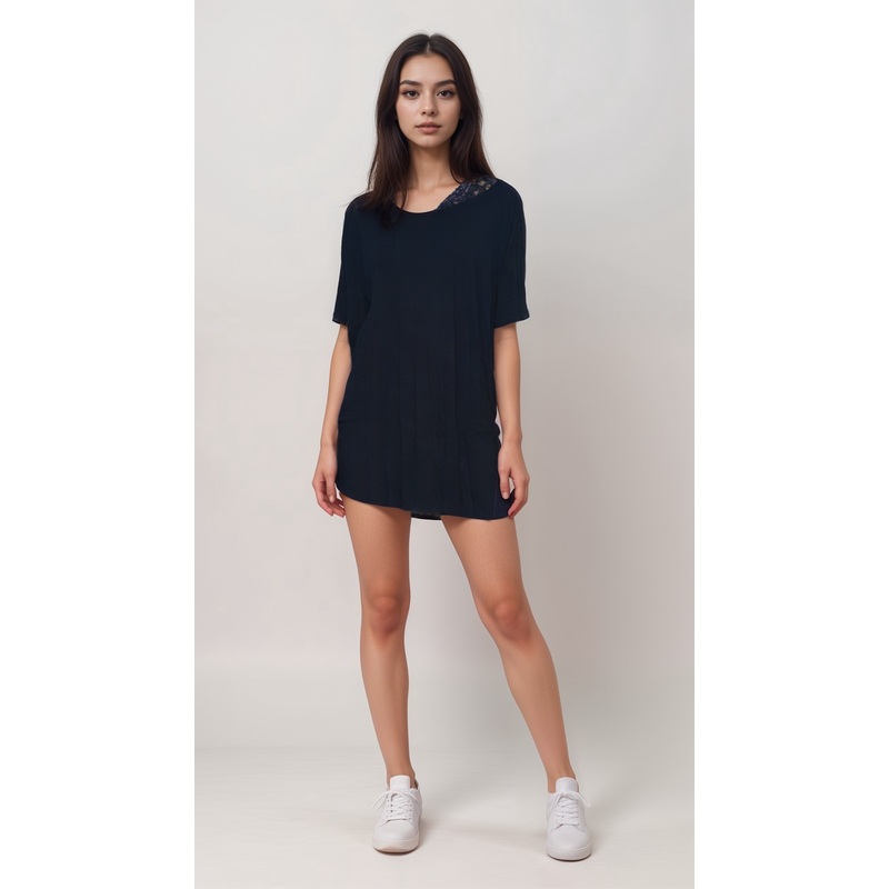 Esmara Women’s Navy Blue Sleep Dress | Esmara in Lebanon