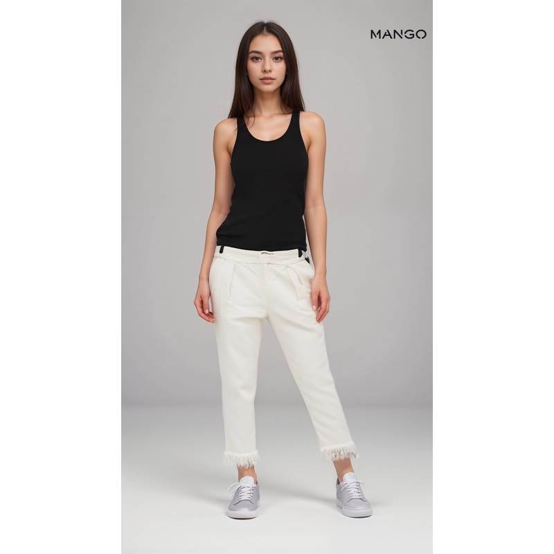 Mango Women’s Beige Classical Jeans| Mango in Lebanon