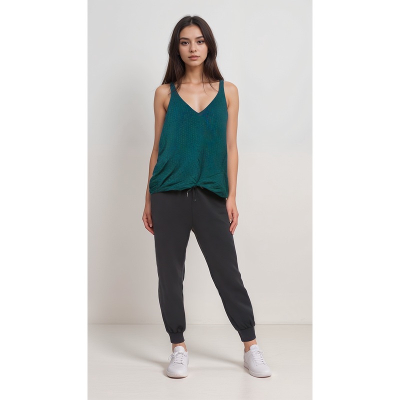 Rougegorge Women’s Green Sleeveless Pajama Top |Rougegorge in Lebanon