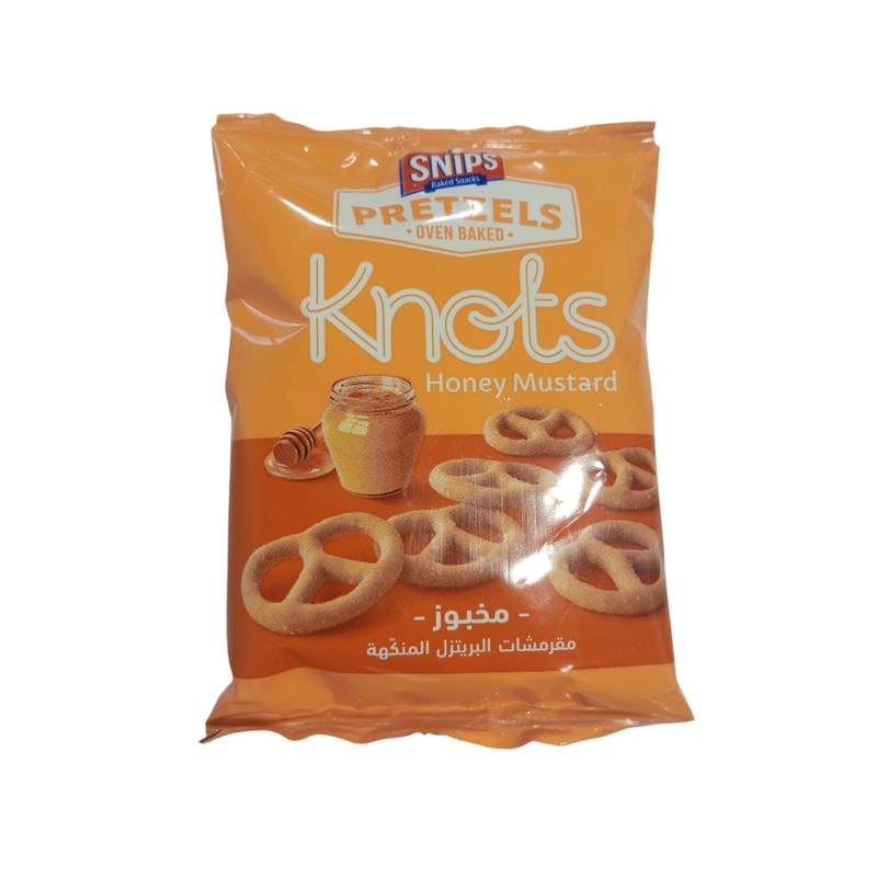 Snips Pretzels Oven Baked Honey Mustard Knots 30g | Snips In Lebanon