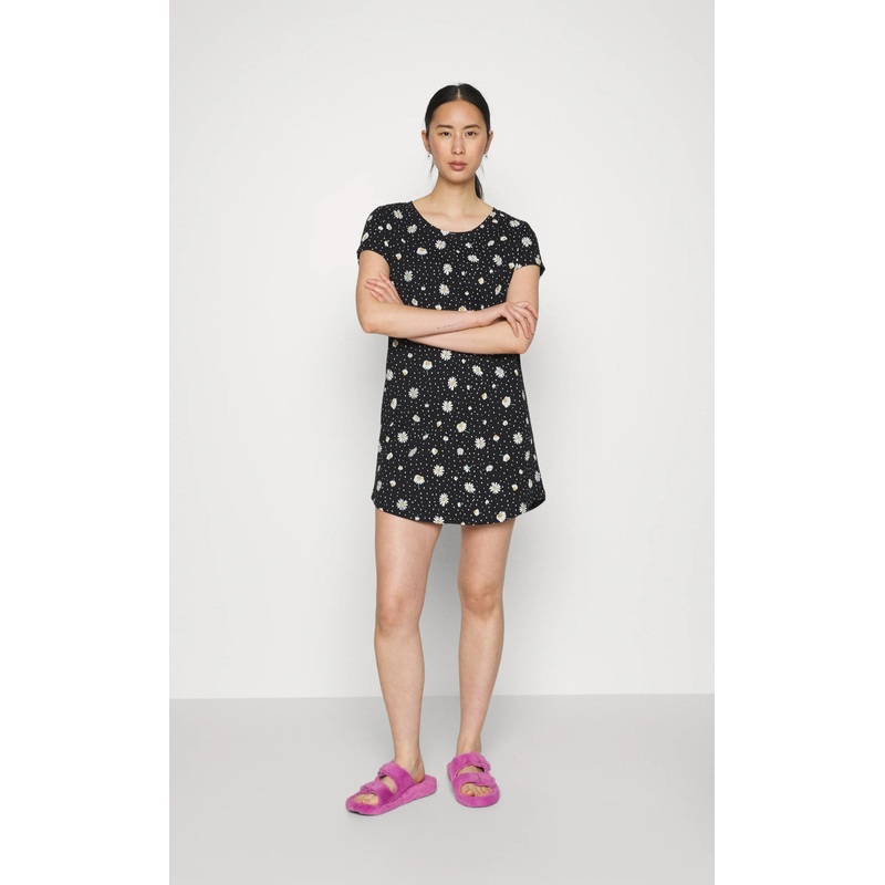 Vivance Dreams Women’s Black Flowered Sleep Dress |Vivance Dreams in Lebanon