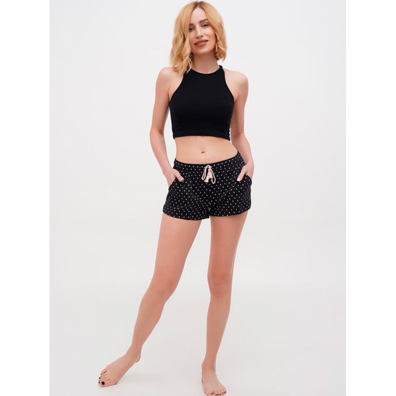 Vivance Women’s Navy Dotted Pajama Short  | Vivanc in Lebanon