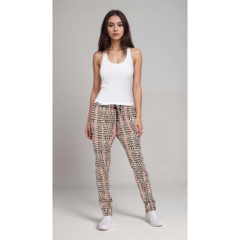 Vivance Women’s White Dot- Print Pajama Bottom |Vivance in Lebanon