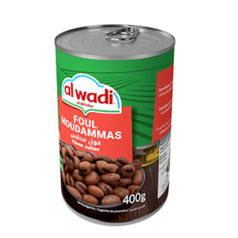 Al Wadi Al Akhdar Foul Moudammas 400g | Al Wadi Al Akhdar In Lebanon