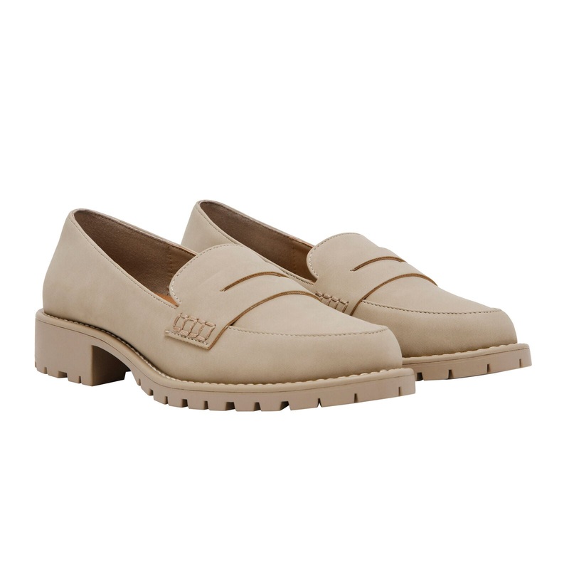 Dolce Vita Crisp Slip-On Lug Loafers Dune
