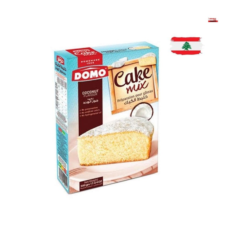 Domo Cake Mix Coconut Flavour 500g | Domo In Lebanon