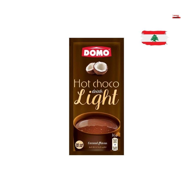 Domo Hot Choco Light Drink Coconut Flavor 10g | Domo In Lebanon