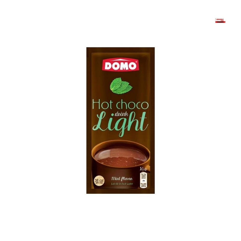 Domo Hot Choco Light Drink Mint Flavor 10g | Domo In Lebanon