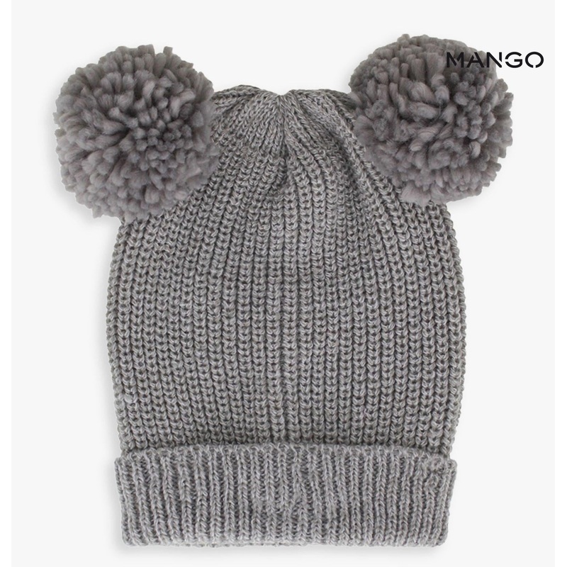 Mango Kids Grey  Beanie | Mango in Lebanon