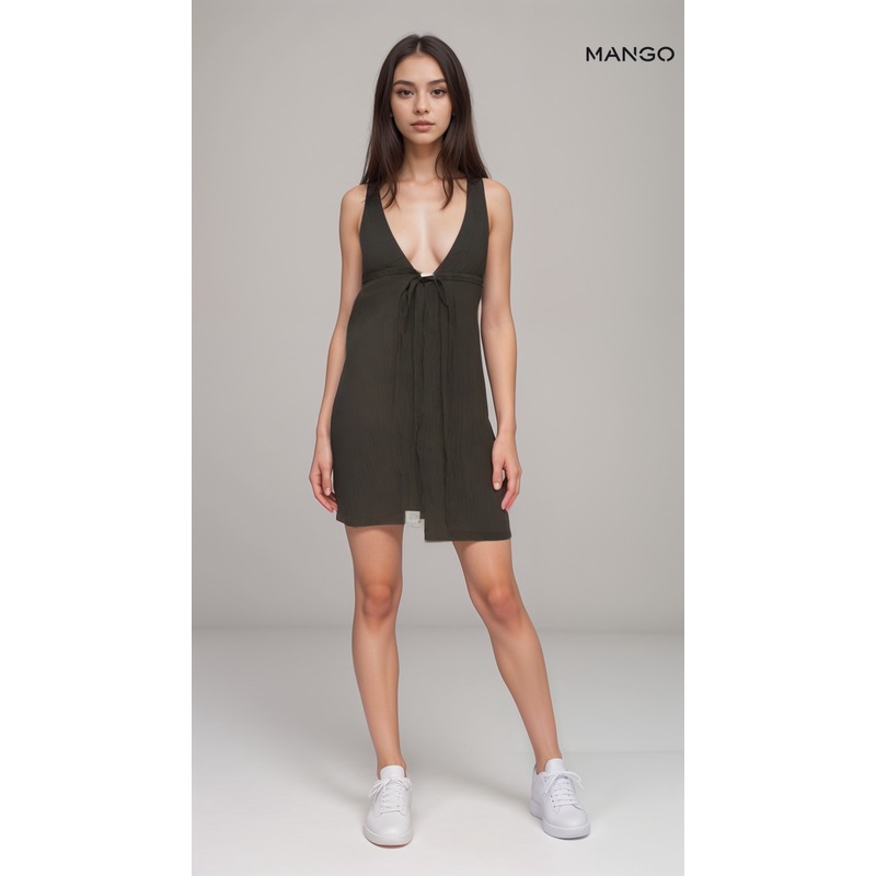 Mango Women’s Black Cardigan Long Dress| Mango in Lebanon