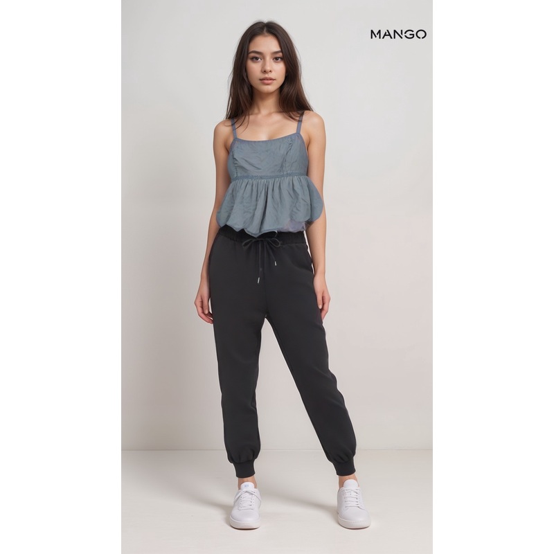 Mango Women’s Denim Sleeveless Top | Mango in Lebanon