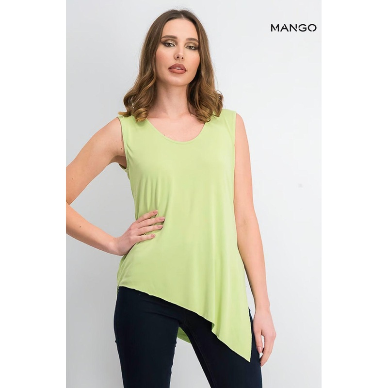 Mango Women’s Green Sleeveless Top| Mango in Lebanon