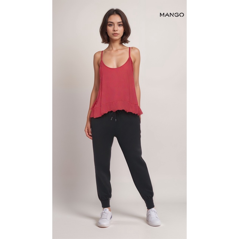 Mango Women’s Pink Sleeveless Blouse| Mango in Lebanon