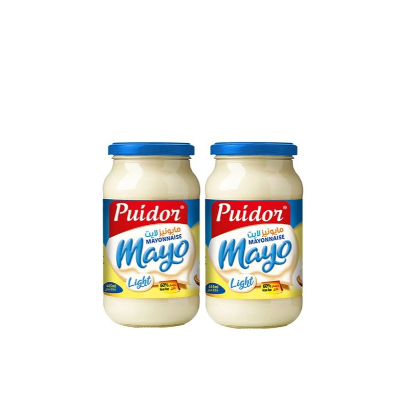 Puidor Mayonnaise Light 445ml X2 | Puidor In Lebanon