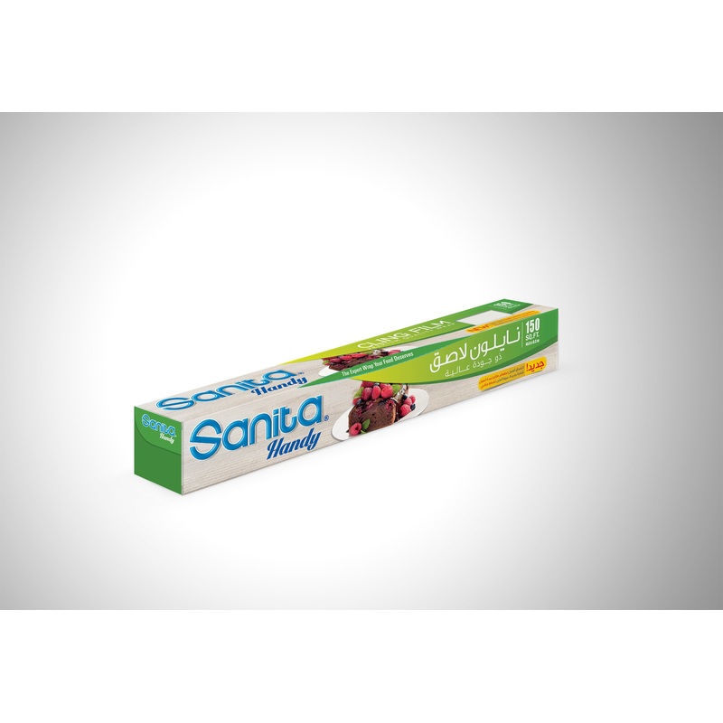 Sanita Handy Cling Film Premium Quality Wrap 150 sq.ft | Sanita In Lebanon