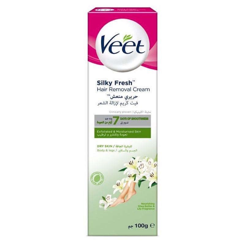 Veet Silky Fresh Dry Skin Hair Removal Cream 100ml | Veet In Lebanon