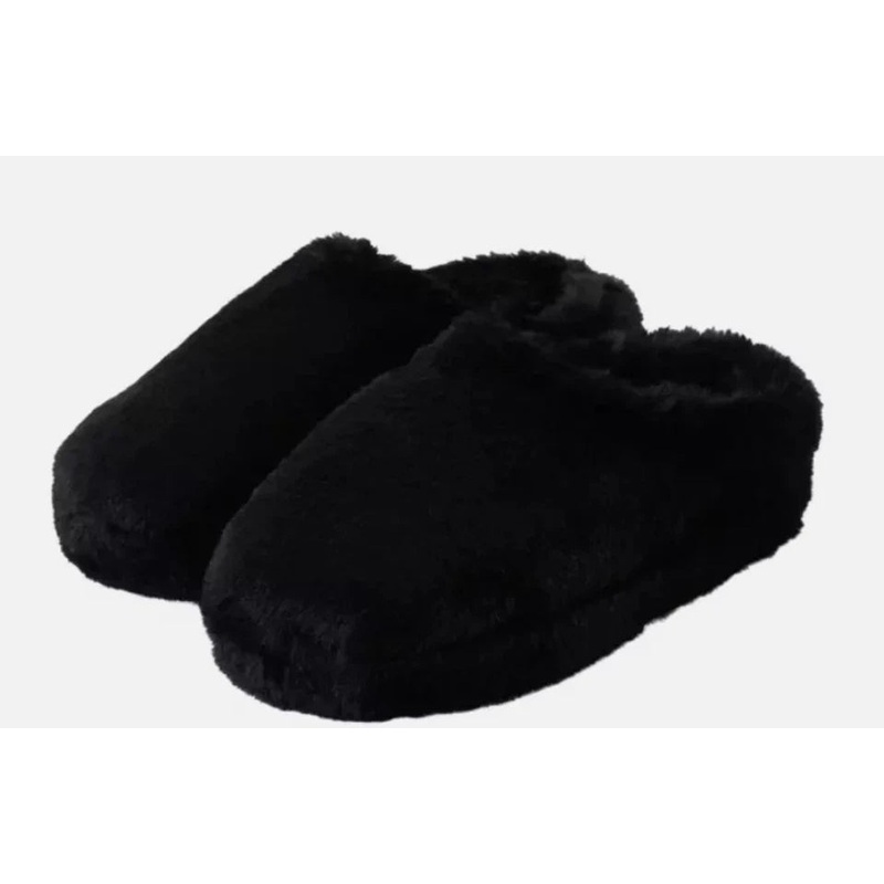 32 Degrees Heat Women’s Black Plush Slippers | 32 Degrees Heat In Lebanon