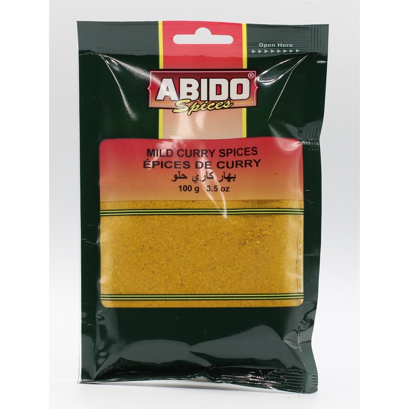Abido Mild Curry Spices 100g | Abido In Lebanon