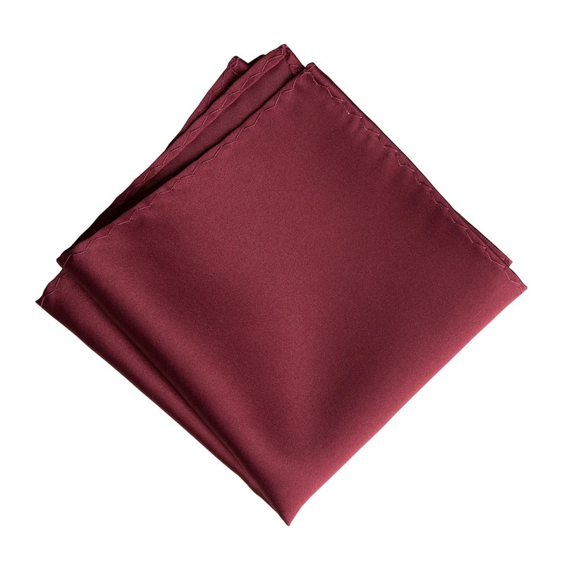 Alfani Men’s Burgundy Pocket Square ABU684