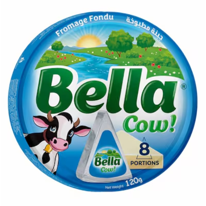 Bella Cow Traingle Cheese 8 Portions 120g | Bella In Lebanon