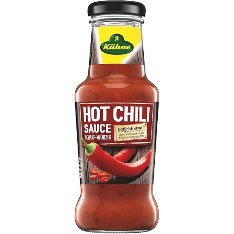 Kuhne Hot Chili Sauce 250ml | Kuhne In Lebanon