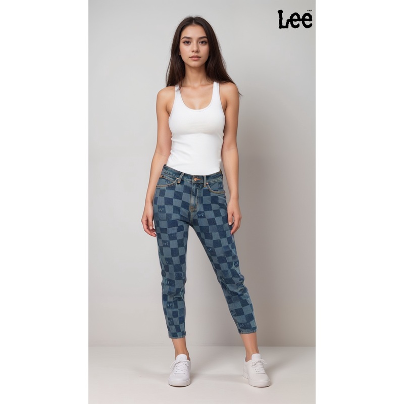 Lee 422 Women’s Blue High-Rise Regular Straight Jeans | Lee in Lebanon