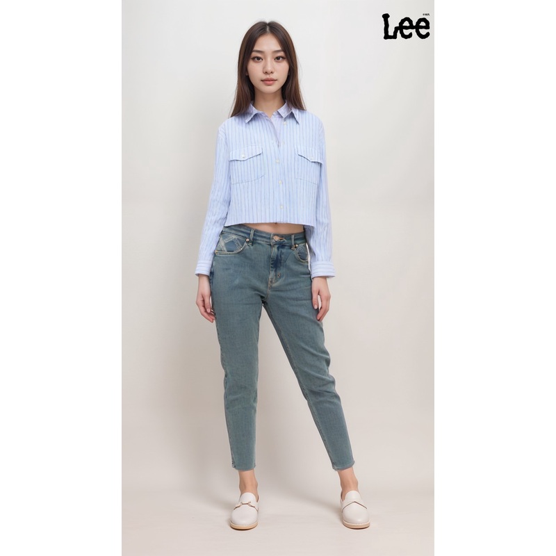 Lee Women’s Blue 403 Regular Tapered High-Rise Jeans | Lee in Lebanon
