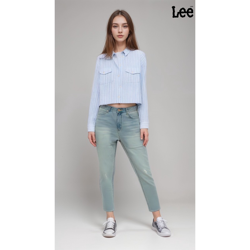 Lee Women’s Blue 411 Comfort Tapered Boyfriend Jeans | Lee in Lebanon