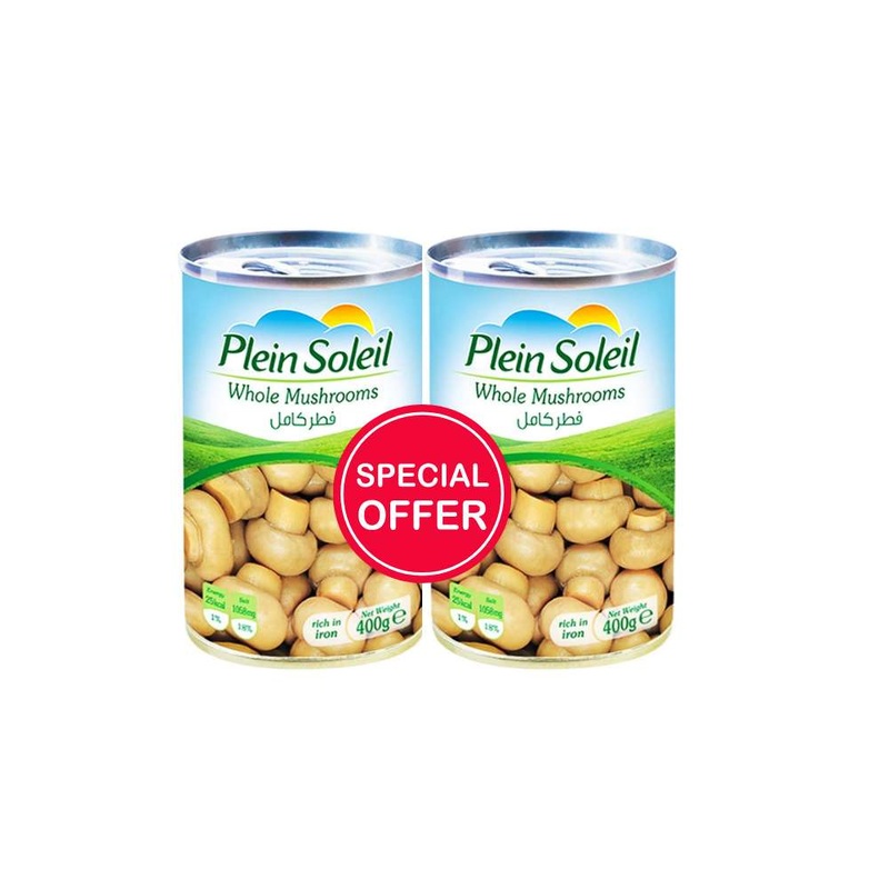 Plein Soleil Whole Mushrooms 400g*2 | Plein Soleil In Lebanon