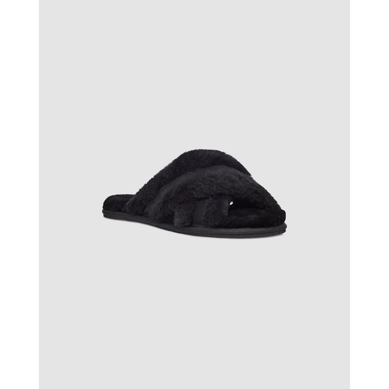 UGG Women’s Black Fur W Scuffita Slippers | UGG In Lebanon