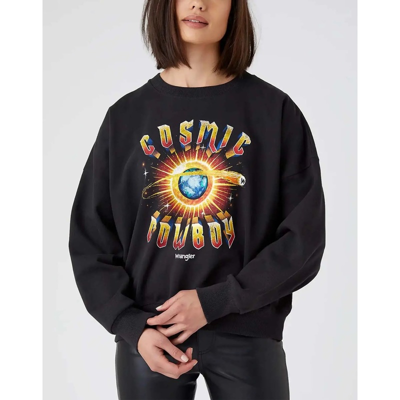 Wrangler Women’s Black Long-Sleeve Sweatshirt| Wrangler in Lebanon