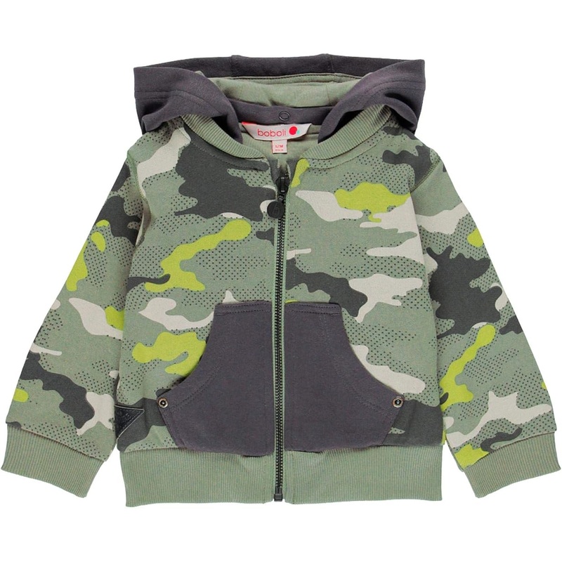 Boboli Baby Boy’s Camouflage Zippered Jacket| Boboli in Lebanon