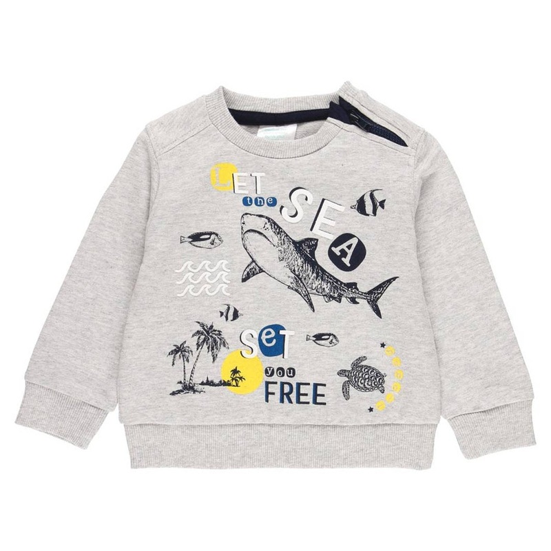 Boboli Baby Boy’s Grey Sweatshirt | Boboli in Lebanon