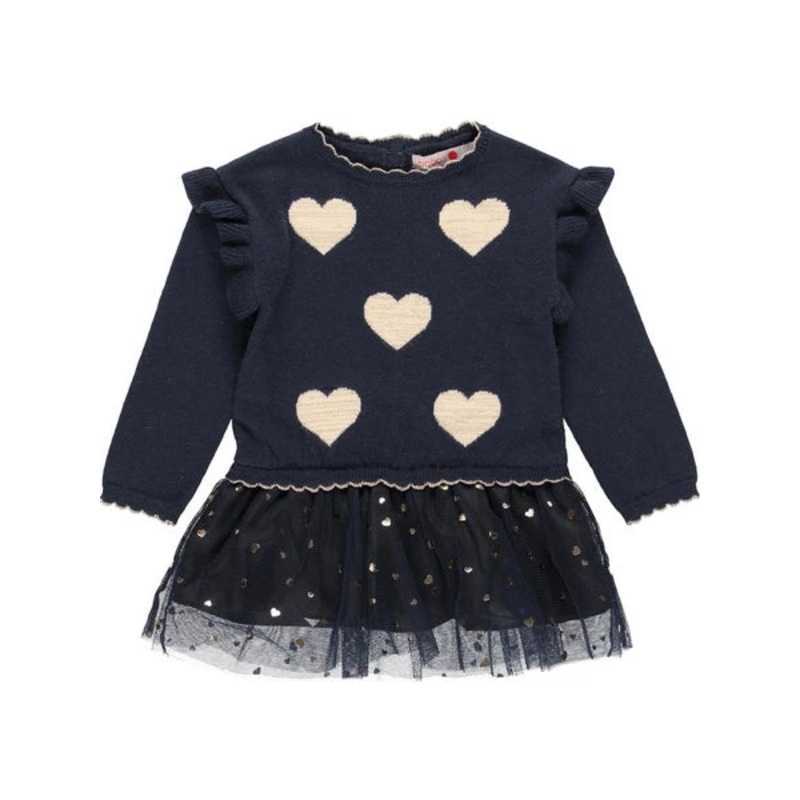 Boboli Baby Girl Navy Dress | Boboli In Lebanon