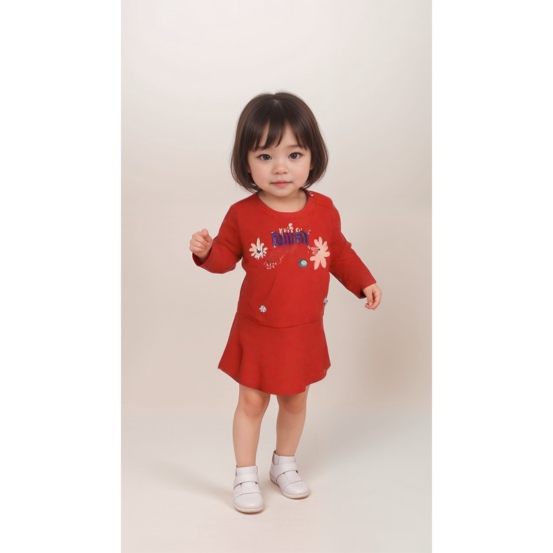 Boboli Baby Girl Red Dress | Boboli In Lebanon