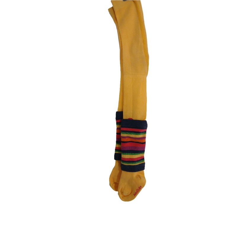 Boboli Baby Girl’s Yellow Striped Tights | Boboli in Lebanon