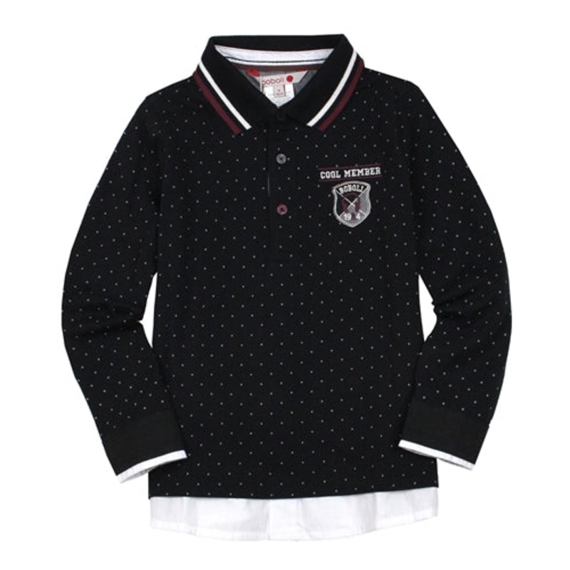Boboli Boy’s Black Polo Shirt  | Boboli in Lebanon