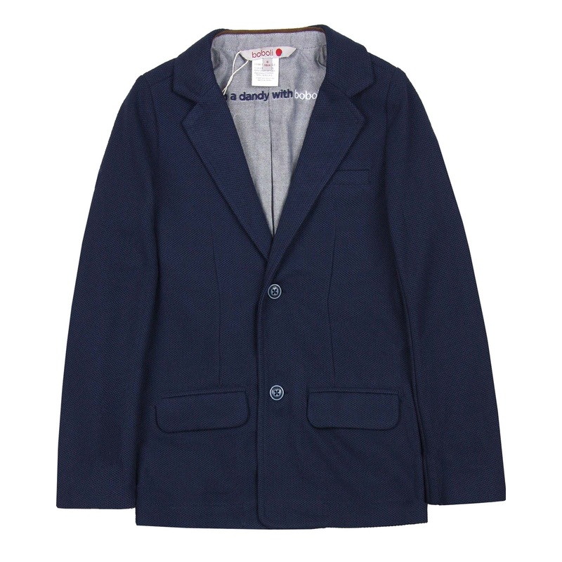 Boboli Boy’s Navy Long-Sleeve Blazer| Boboli in Lebanon