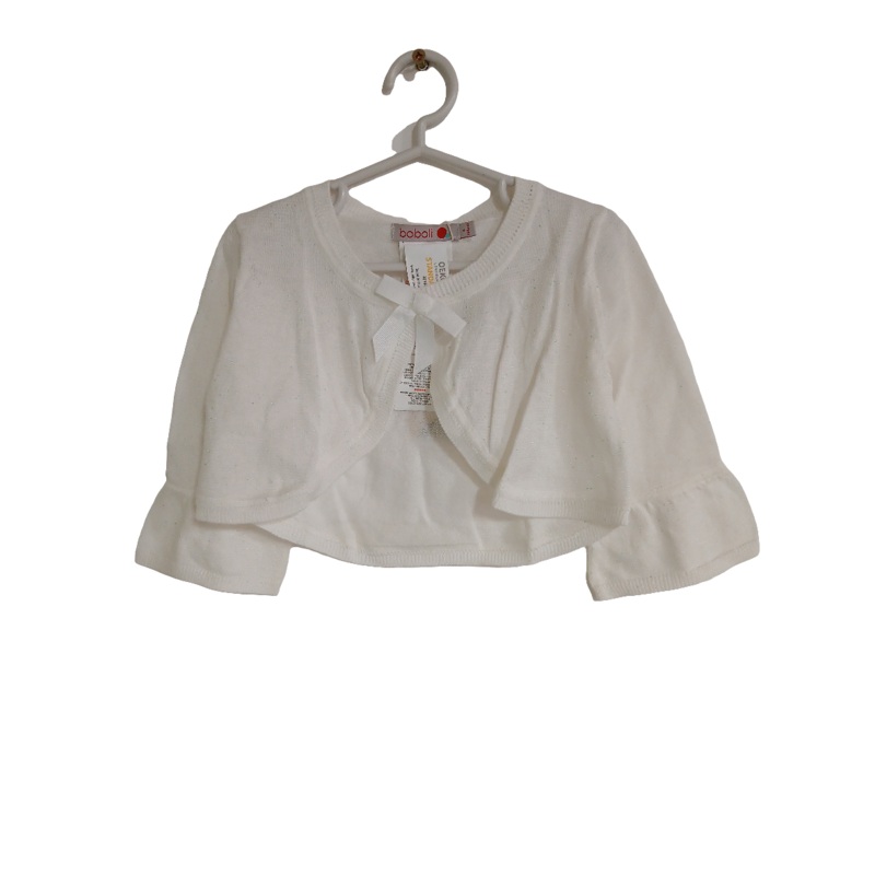 Boboli Girl’s White Long-Sleeve Cardigan| Boboli in Lebanon